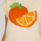 Orange Knit Sweater Top
