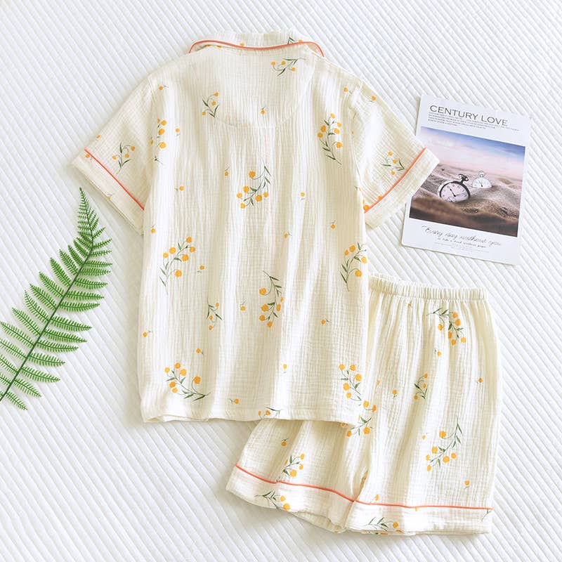 100% Cotton Orange Cutie Pajamas