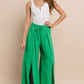 SOLID CREPE PALAZZO PANTS - ORANGE 2327