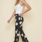 Daisy Printed Denim Flare Jeans