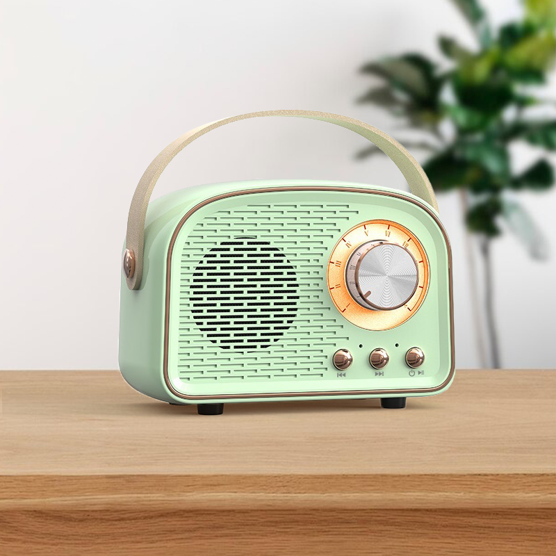 Mini Retro Fm Radio & Bluetooth Multifunction Speaker