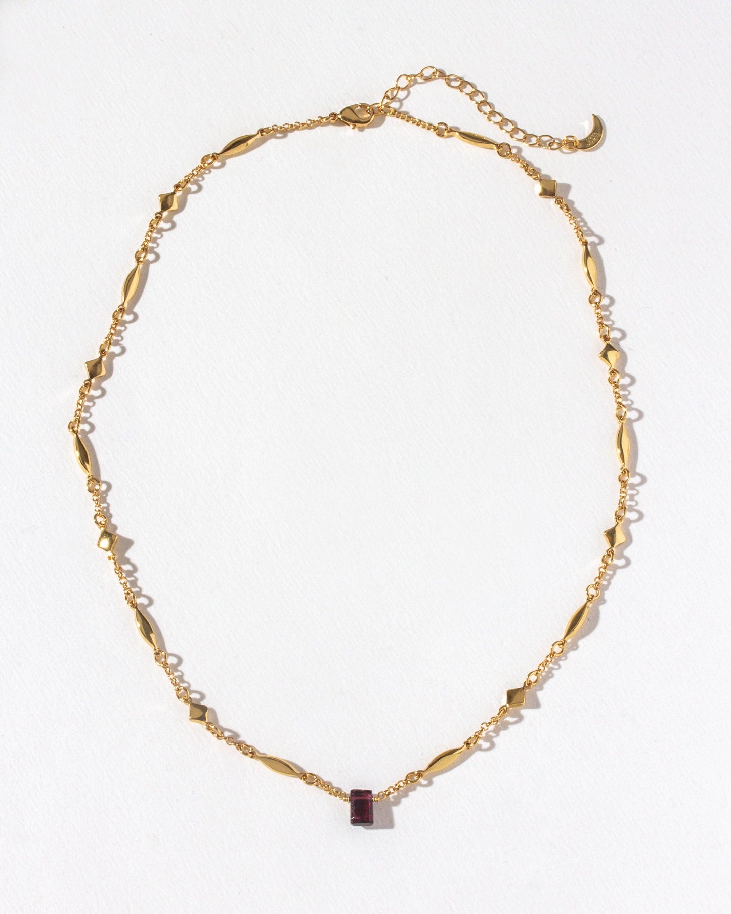 Prism Gems Birthstone Necklace - January