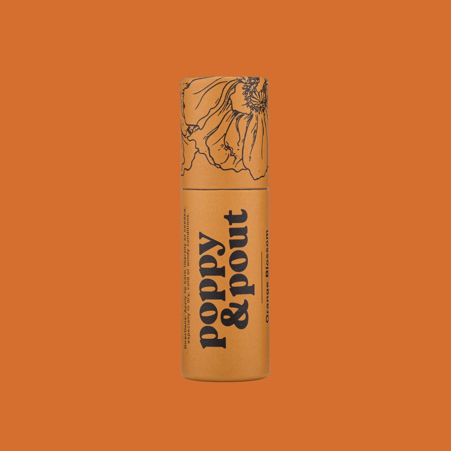 Poppy & Pout Orange Blossom Lip Balm