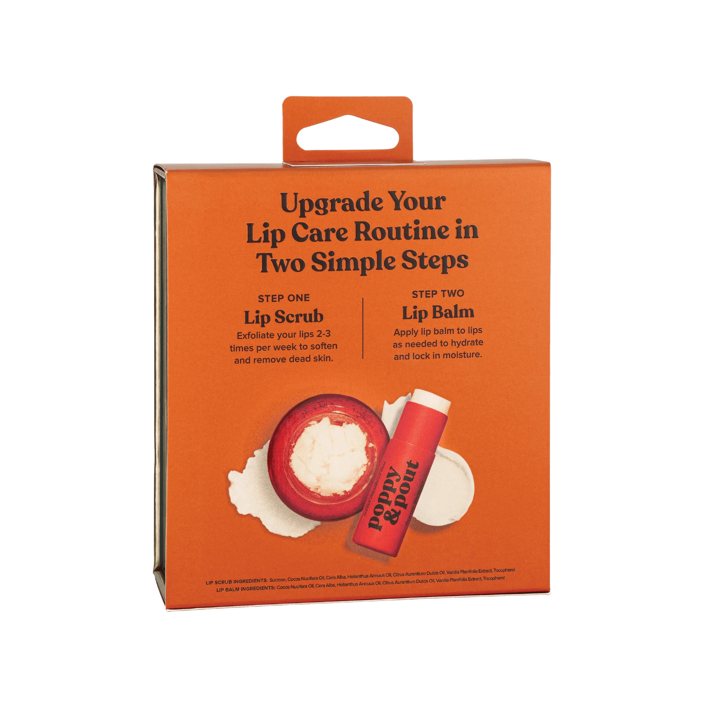 Poppy & Pout Blood Orange Blossom Lip Care Duo