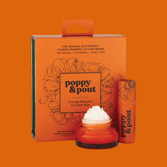 Poppy & Pout Blood Orange Blossom Lip Care Duo
